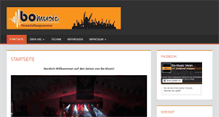 Desktop Screenshot of bo-music.com